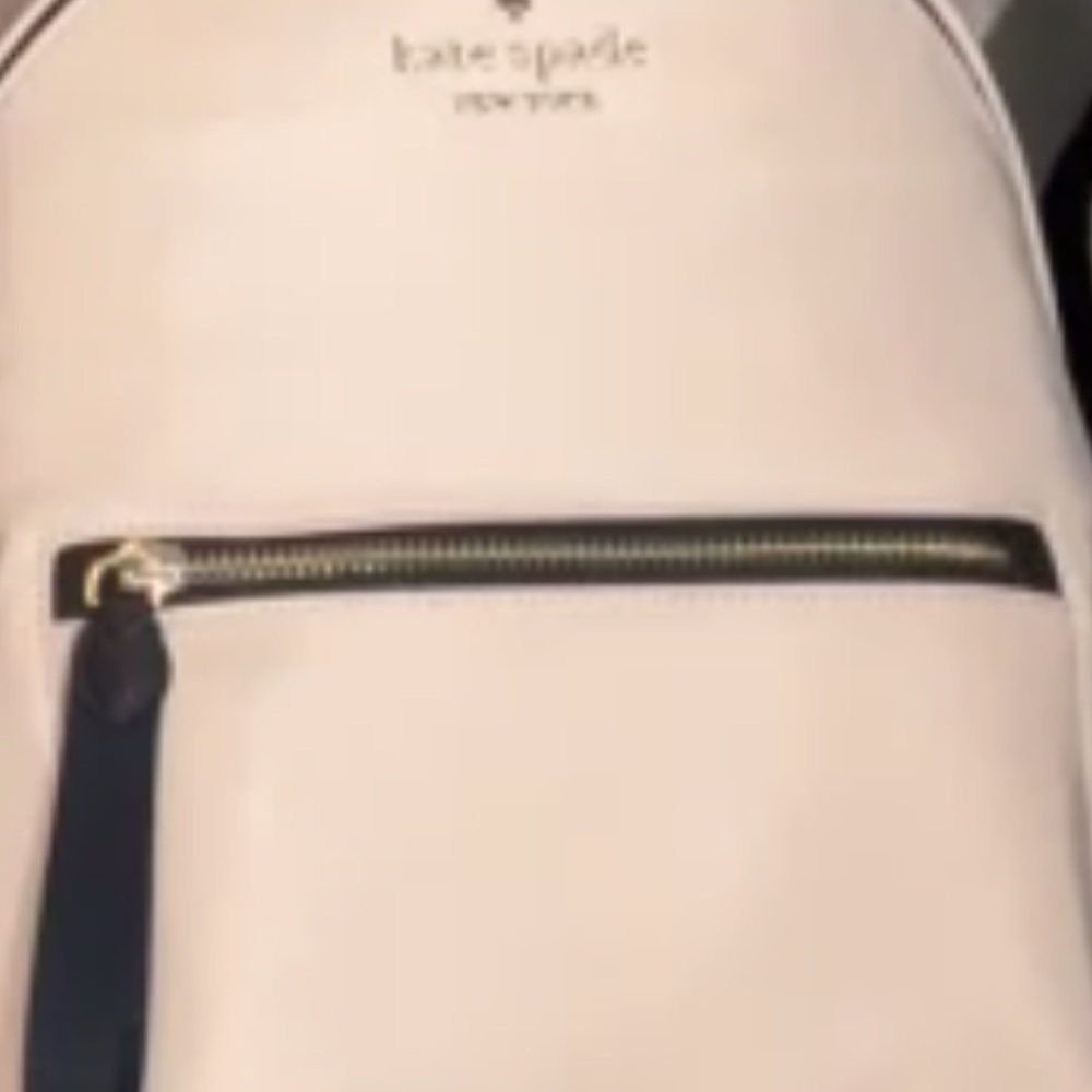 Kate Spade Light Beige Backpack